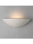 John Lewis Radius Uplighter Wall Light, White