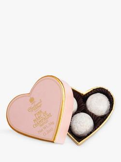 Charbonnel et Walker Mini Pink Heart Champagne Truffles, 34g, 