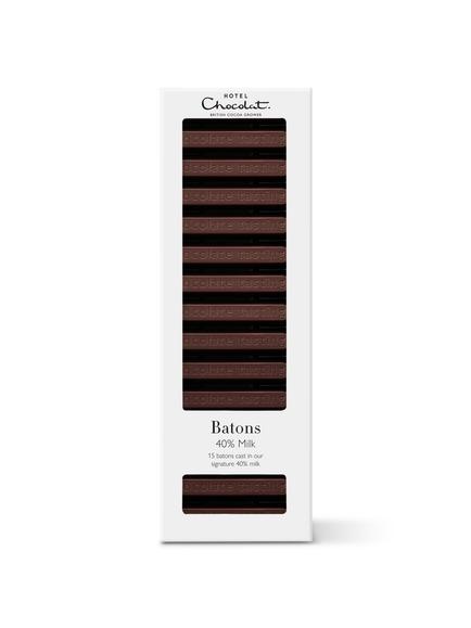 Hotel Chocolat Milk Chocolate Batons, 120g - view 2, Brown