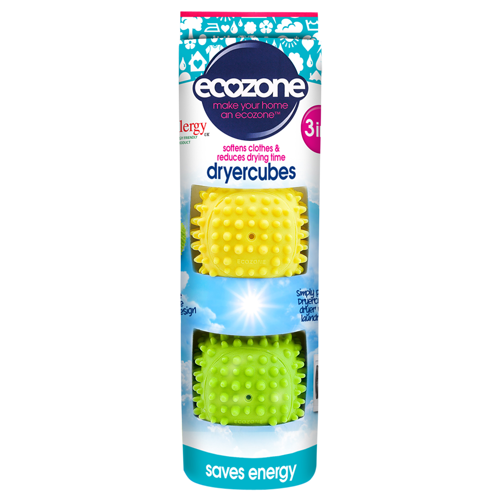 Ecozone Tumble Drying Cubes, Pack of 2