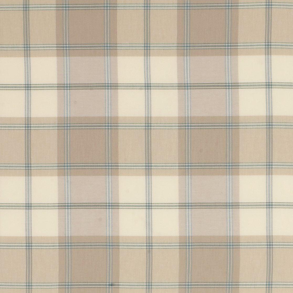 John Lewis & Partners Harrow Check Furnishing Fabric, Cornflower