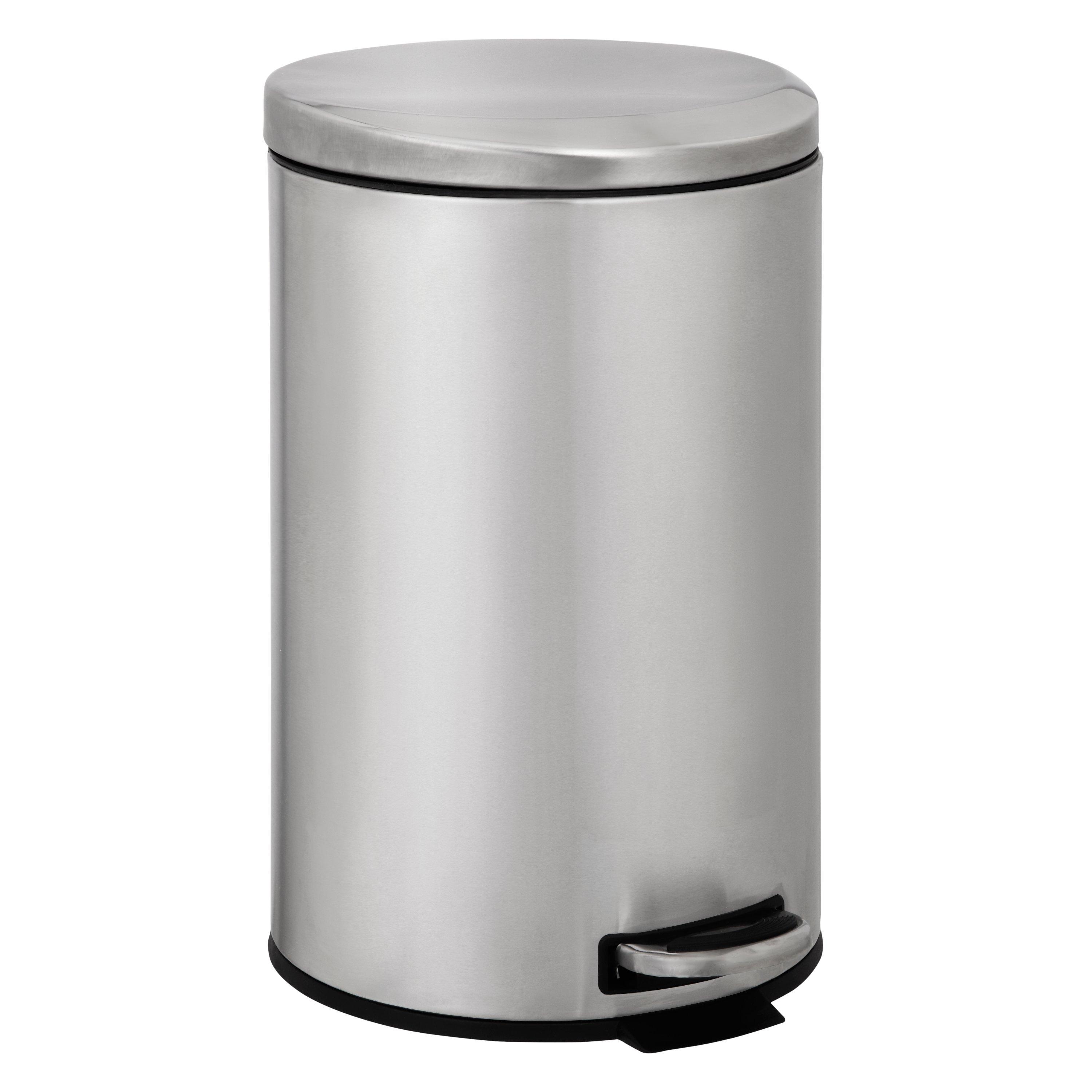 John Lewis & Partners Round Pedal Bin, 12L