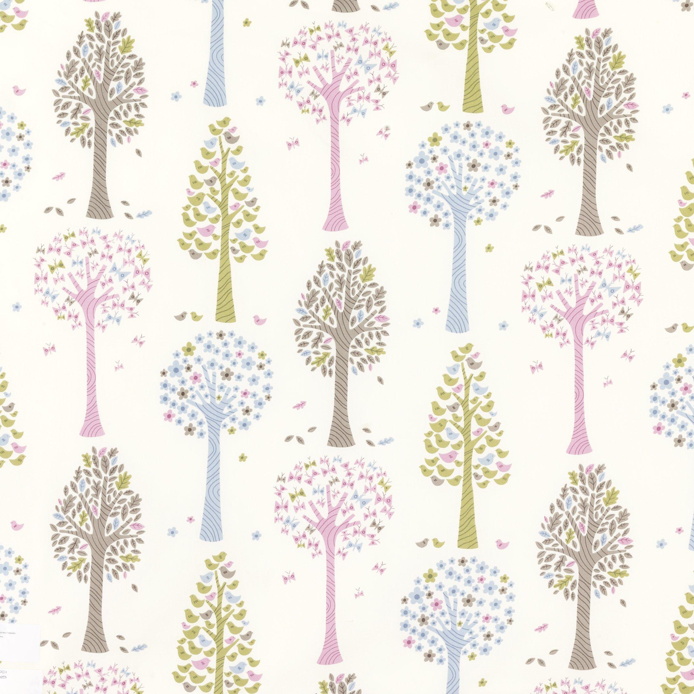 little home at John Lewis Magic Trees Furnishing Fabric