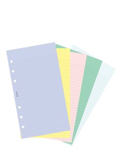 Filofax Personal Assorted Paper Value Pack, Coloured, 