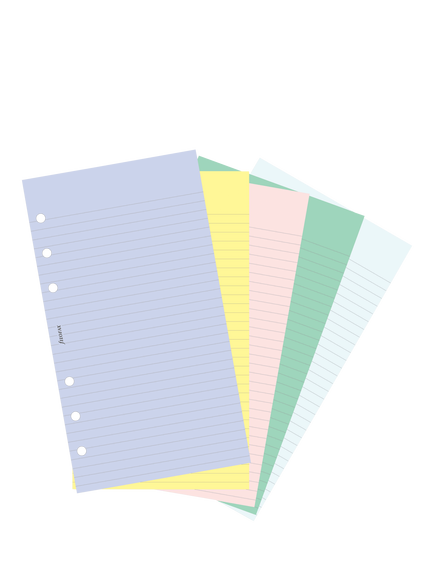 Filofax Personal Assorted Paper Value Pack, Coloured, 
