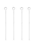 John Lewis Steel BBQ Skewers, Pack of 4