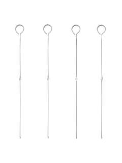 John Lewis Steel BBQ Skewers, Pack of 4