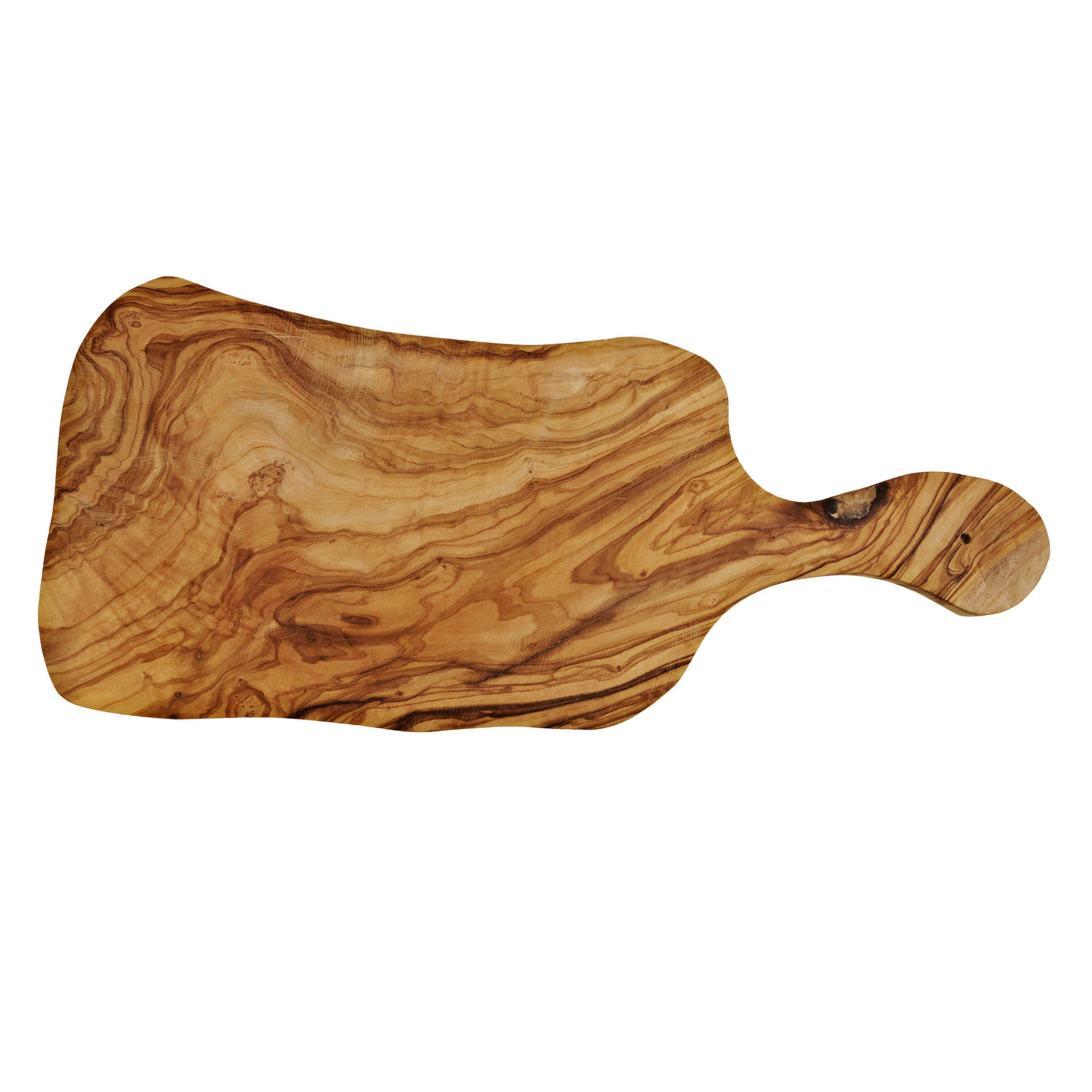 ICTC Rustic Olivewood Paddle Chopping Board