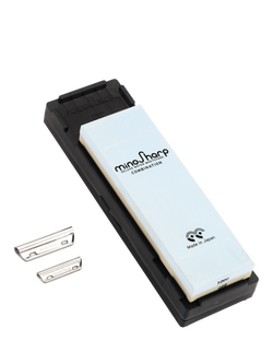 GLOBAL Combination Whetstone Knife Sharpener, White