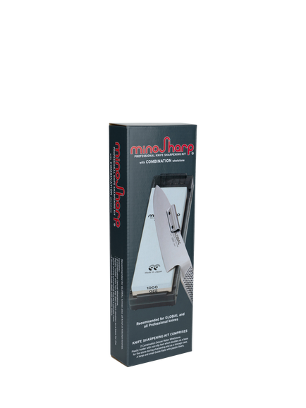 GLOBAL Combination Whetstone Knife Sharpener - view 2, White