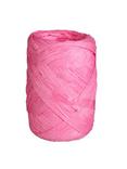 John Lewis Raffia Ribbon, 25m, Pink