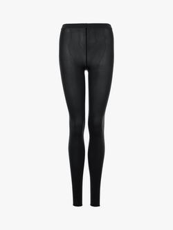 Wolford Velvet De Lux 66 Denier Leggings, Black - view 2, Black