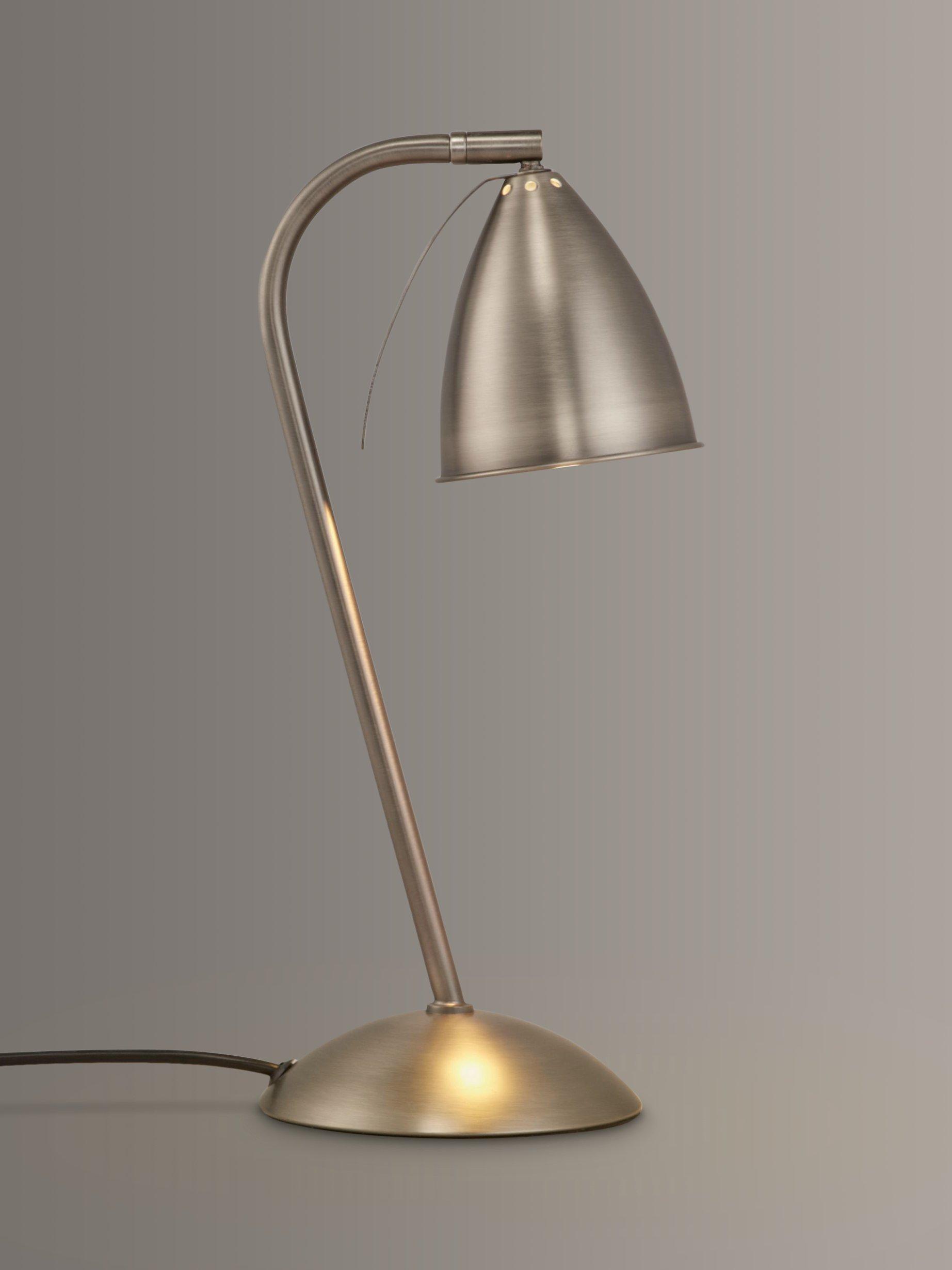 John Lewis Chelsea Touch Desk Lamp, Pewter