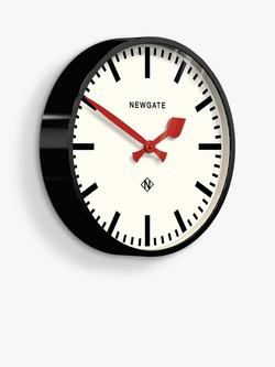 Newgate Clocks Putney Wall Clock, 45cm, Black - view 2, Black