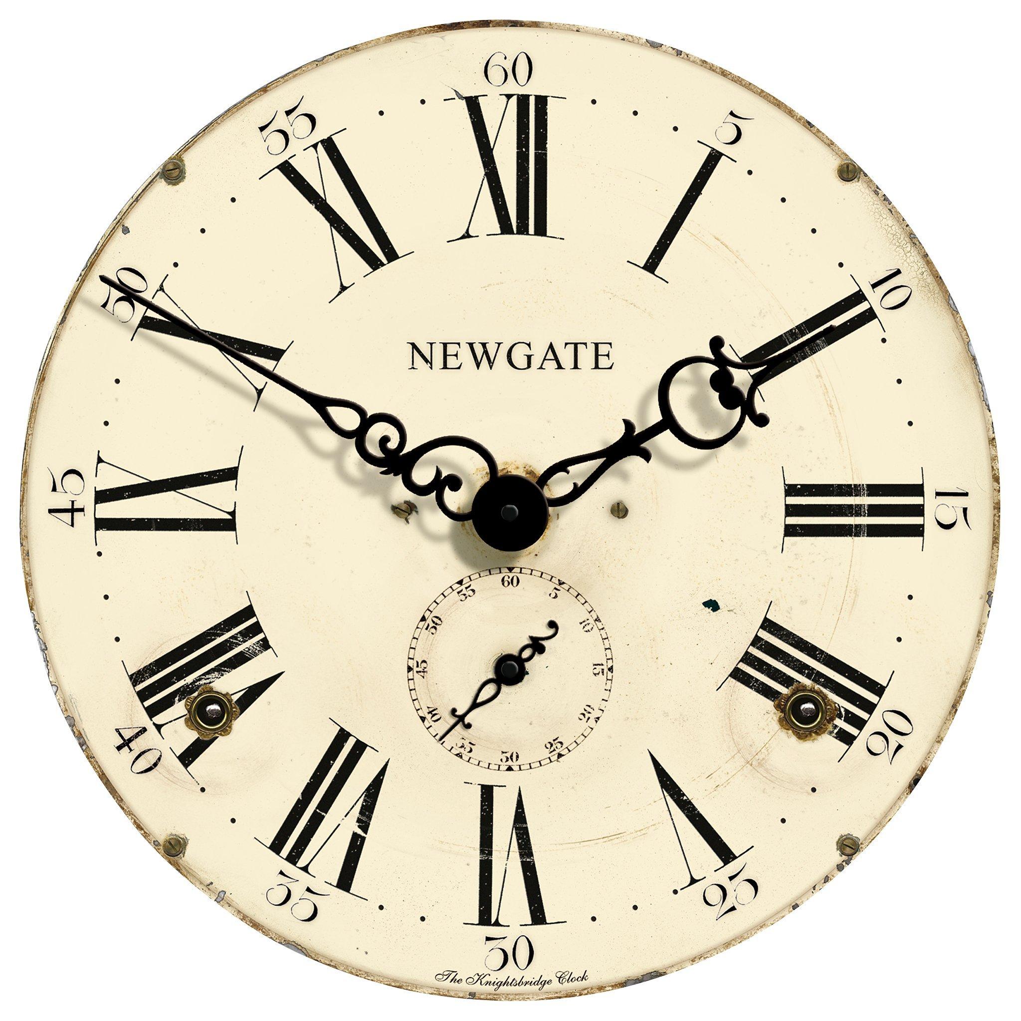 Newgate Knightsbridge Wall Clock, Dia.50cm, Cream