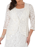 Chesca Lace Cornelli Embroidered Trim Jacket