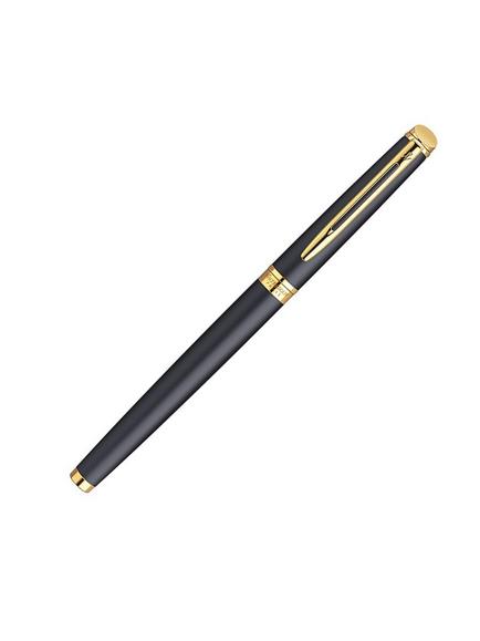 Waterman Hémisphère Essential Rollerball Pen, Matt Black/Gold Trim, Matt Black / Gold