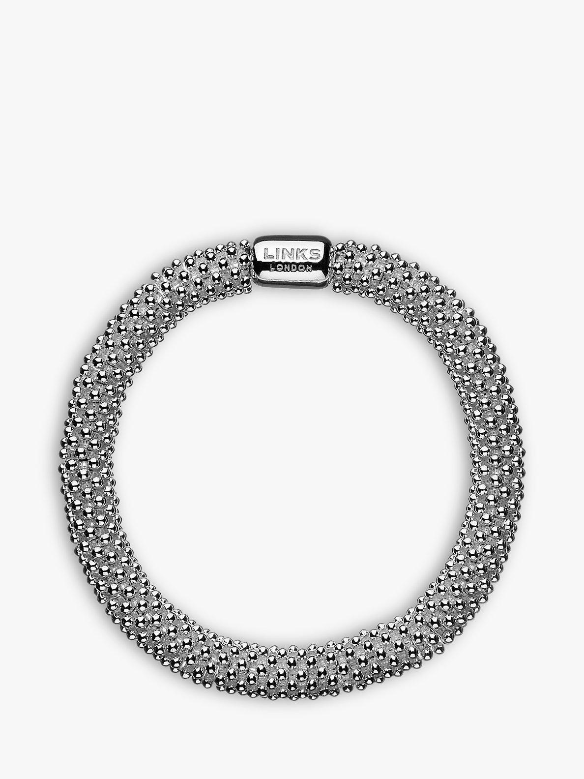 Links of London Effervescence Sterling Silver Star Bracelet Medium