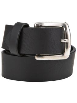 John Lewis Boy Leather Belt, Black