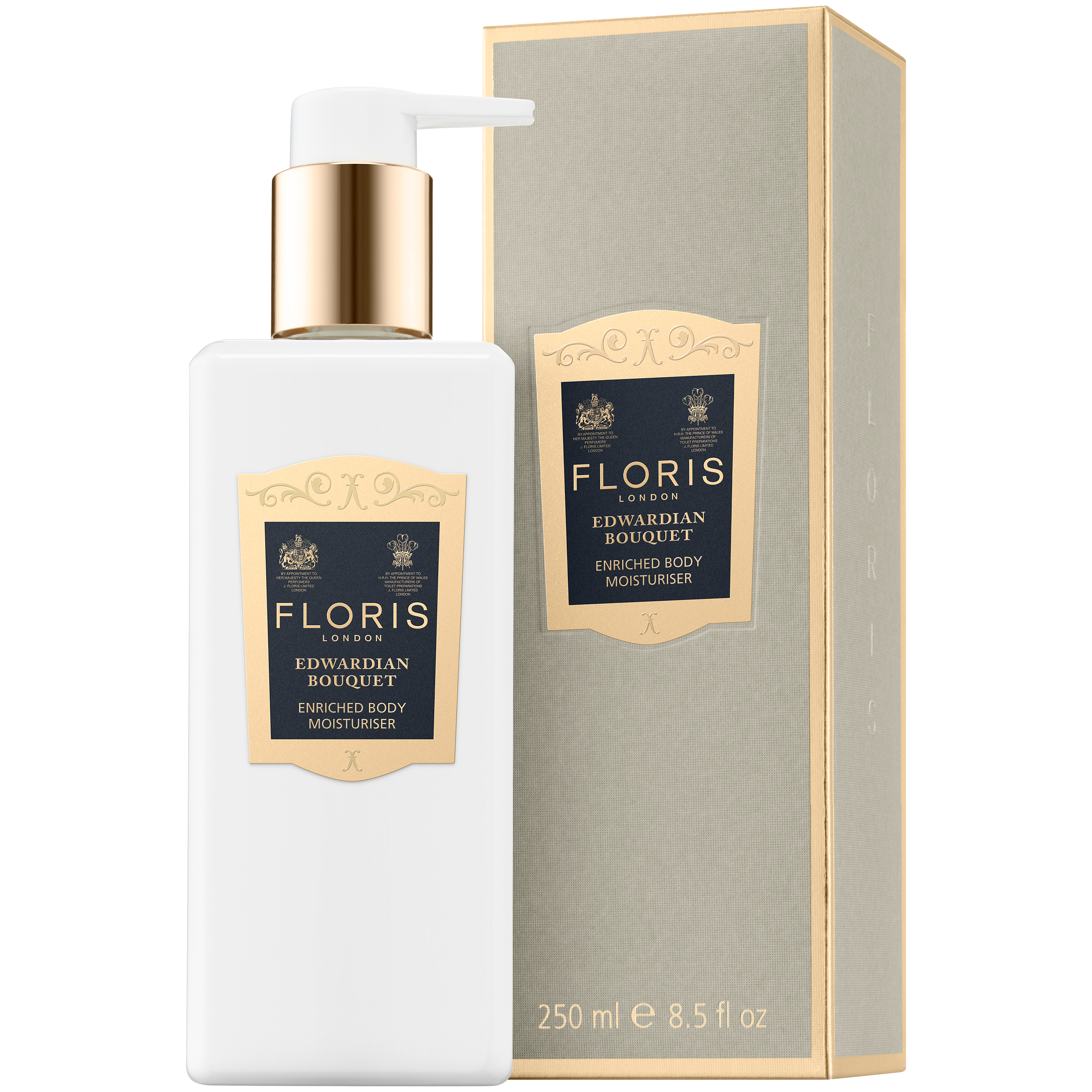 Floris Edwardian Bouquet Enriched Body Moisturiser, 250ml