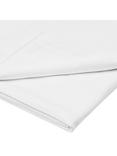 John Lewis Crisp & Fresh Egyptian Cotton Percale 200 Thread Count Flat Sheet, White