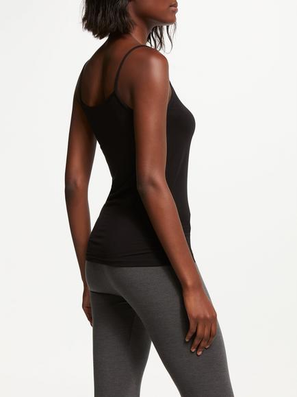 John Lewis Heat Generating Thermal Camisole - view 2, Black