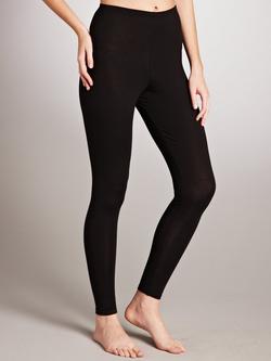 John Lewis Heat Generating Thermal Leggings, Black