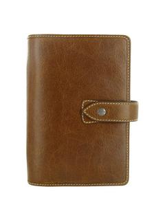 Filofax Leather Malden Personal Organiser, Ochre