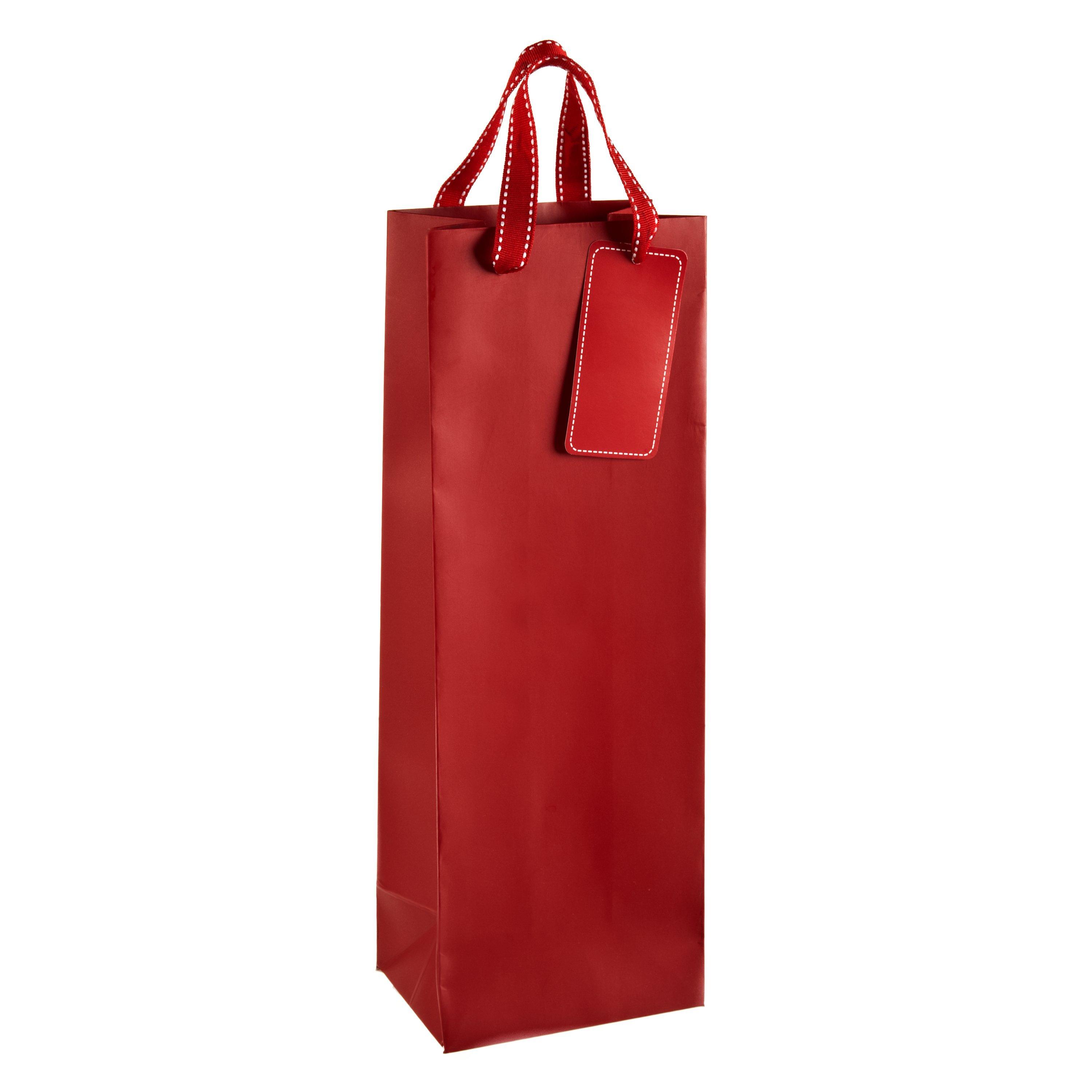 John Lewis & Partners Bottle Gift Bag