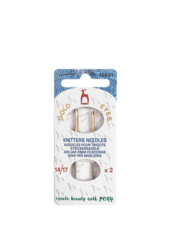 Pony Gold Eye Sewing Needle For Knitters, Silver