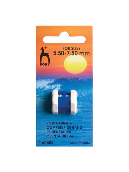 Pony Row Counter, Large, Blue