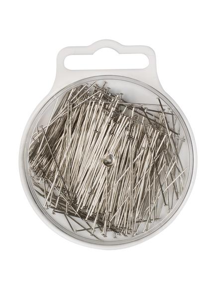 Prym Dressmakers Pins, 0.60 x 34mm, 25g Tub - view 2, Silver