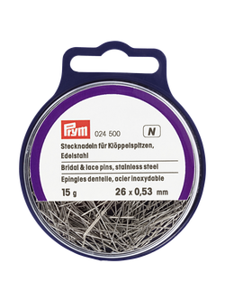 Prym Bridal And Lace Pins, 26mm, Silver