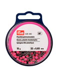 Prym Neon Plastic Head Pins, 0.60 x 32mm, 15g Tub