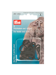 Prym Faux Fur Hook & Eye, Black