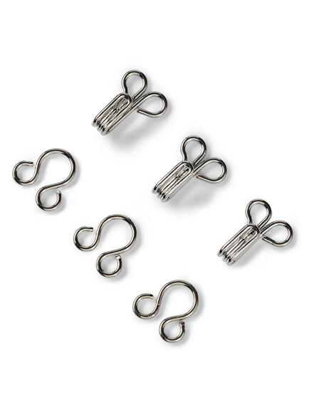 Prym Hooks and Eyes, Pack of 12 - view 2, Silver