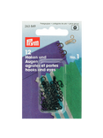 Prym Brass Hooks And Eyes, Black