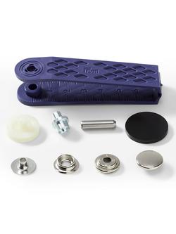 Prym Brass Sport/Camping Press Fasteners, 15mm, Pack of 10, Silver - view 2, Silver