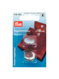 Prym Magentic Snap Fasteners, Silver, 19mm, Silver