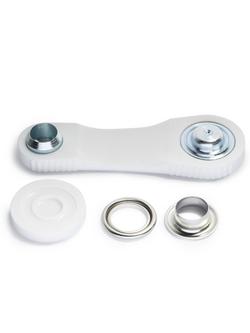 Prym Metal Eyelets and Washers, 11mm, Pack of 15, Silver - view 2, Silver