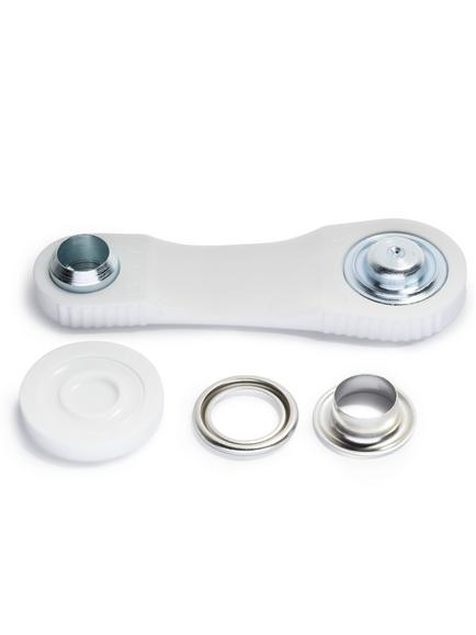 Prym Metal Eyelets and Washers, 11mm, Pack of 15, Silver - view 2, Silver