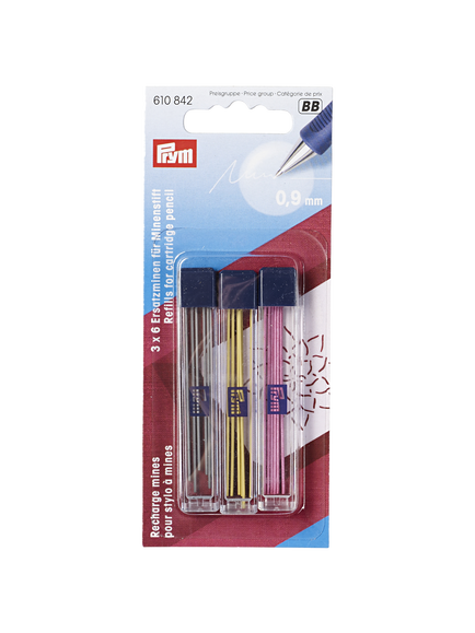 Prym Cartridge Pencil Refills, 9mm, 