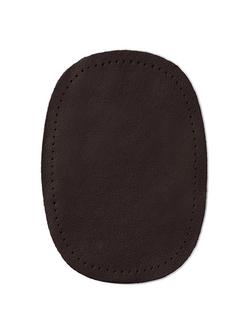 Prym Sew-On Nappa Leather Patches, 2 Per Pack - view 2, Brown