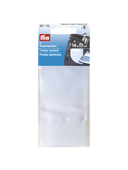 Prym Trouser Pockets, 2 Pieces, 
