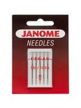 Janome Standard Sewing Needles, Sizes 9-16, Pack of 5