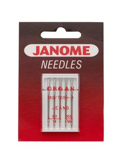 Janome Denim Needles, Pack of 5, 