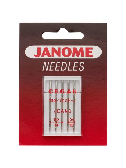 Janome Denim Needles, Pack of 5, 