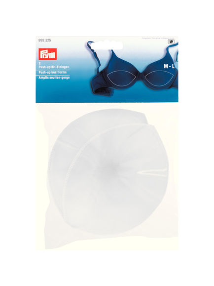 Prym Push Up Bust Forms, White