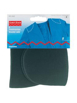 Prym Set-In Black Shoulder Pads, 1 Pair, Black