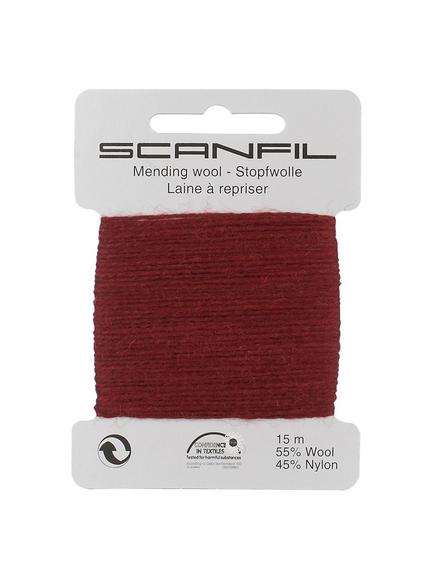 Scanfil Mending Wool, Burgandy